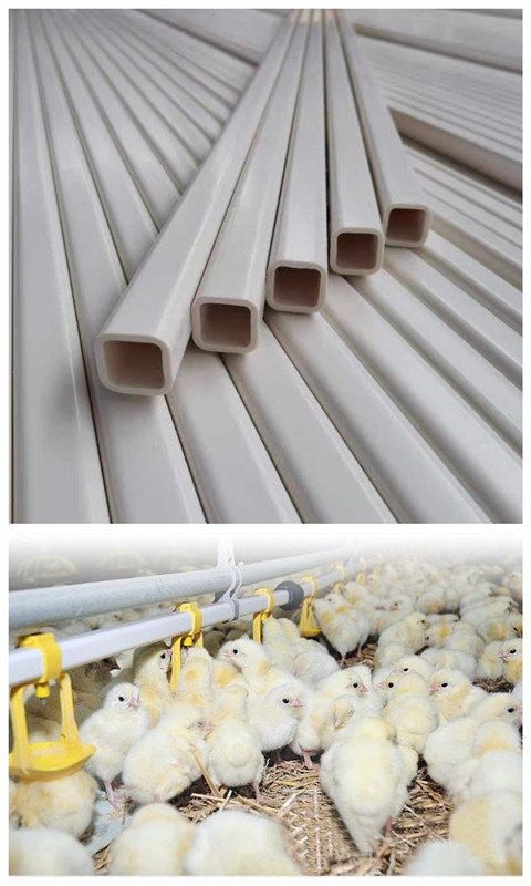 Quais são as aplicações dos tubos quadrados de PVC para as linhas de água da aquicultura?
