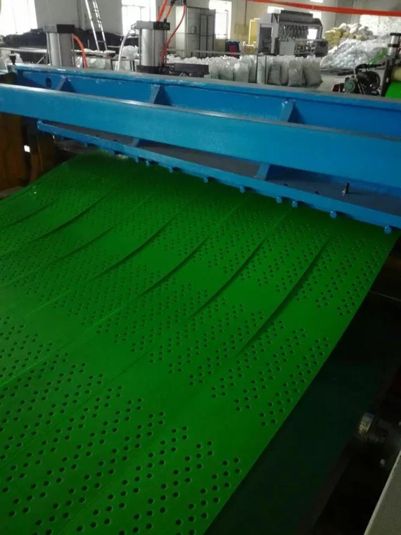 Linha de extrusão de parafuso único para produção de geocélulas HDPE